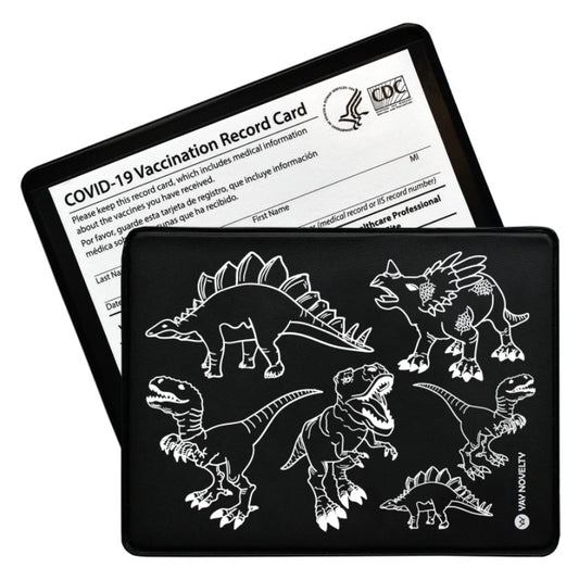 Dinosaur Insurance and Vaccination Card Holder