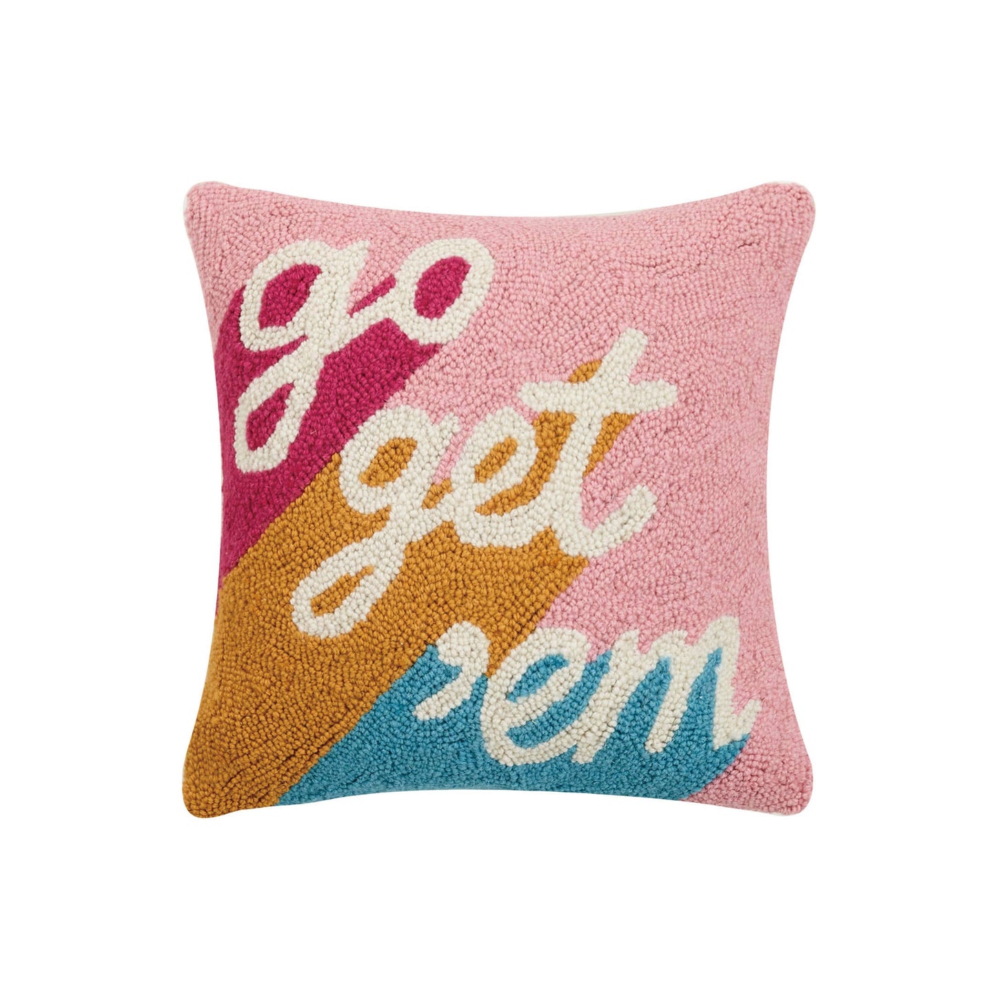 Go Get 'Em Decorative Hook Pillow